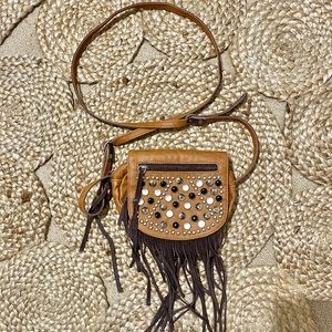 Free People | Brown Crossbody Bag